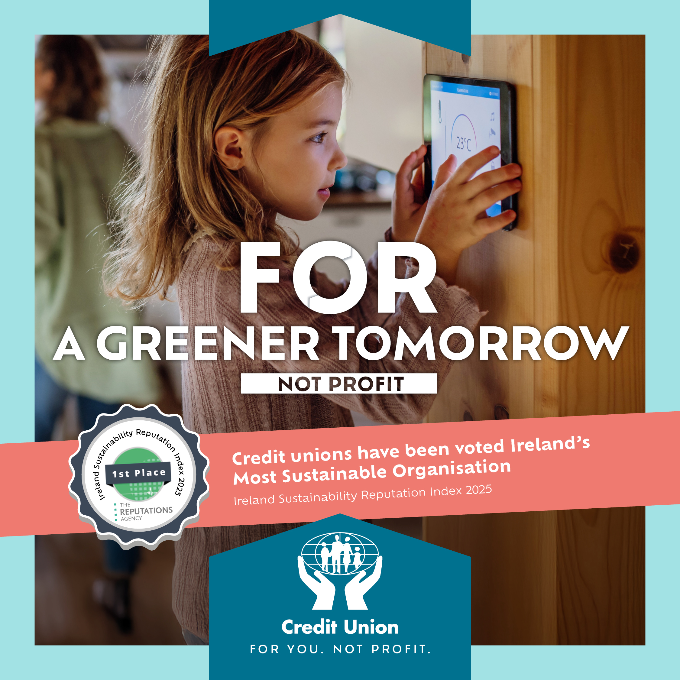 Credit Unions claim top spot in the Ireland Sustainability Reputation Index