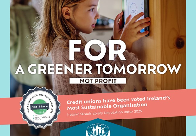 Credit Unions claim top spot in the Ireland Sustainability Reputation Index